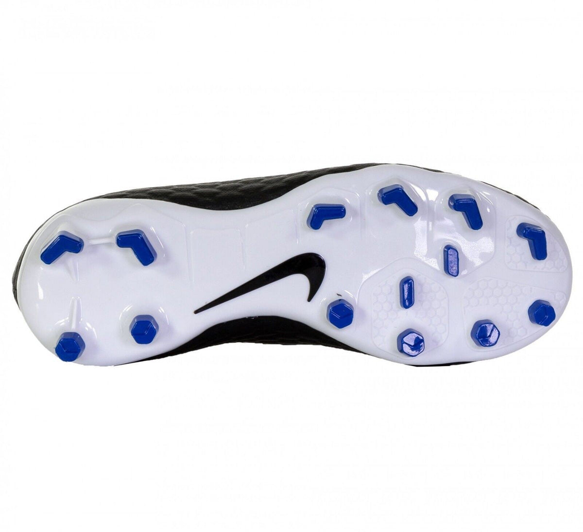 Nike Hypervenom Phelon III FG Black Blue Kids Size 5.5 Soccer Cleats 852595 002