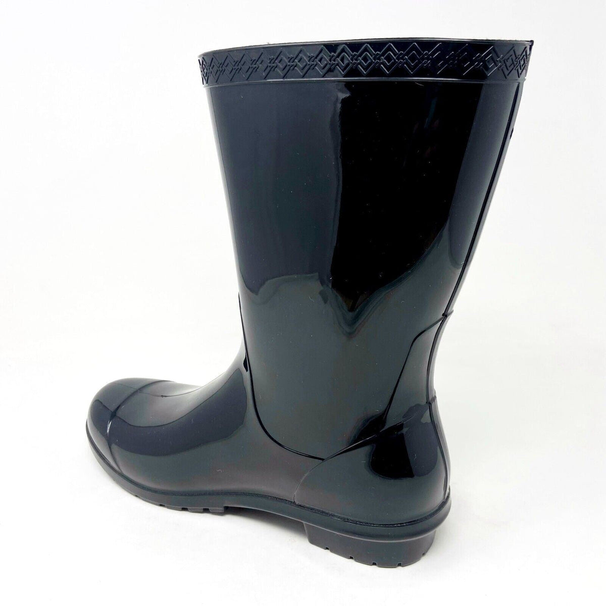UGG Sienna Black Womens Waterproof Rubber Outdoor Winter Rain Boots 1014452