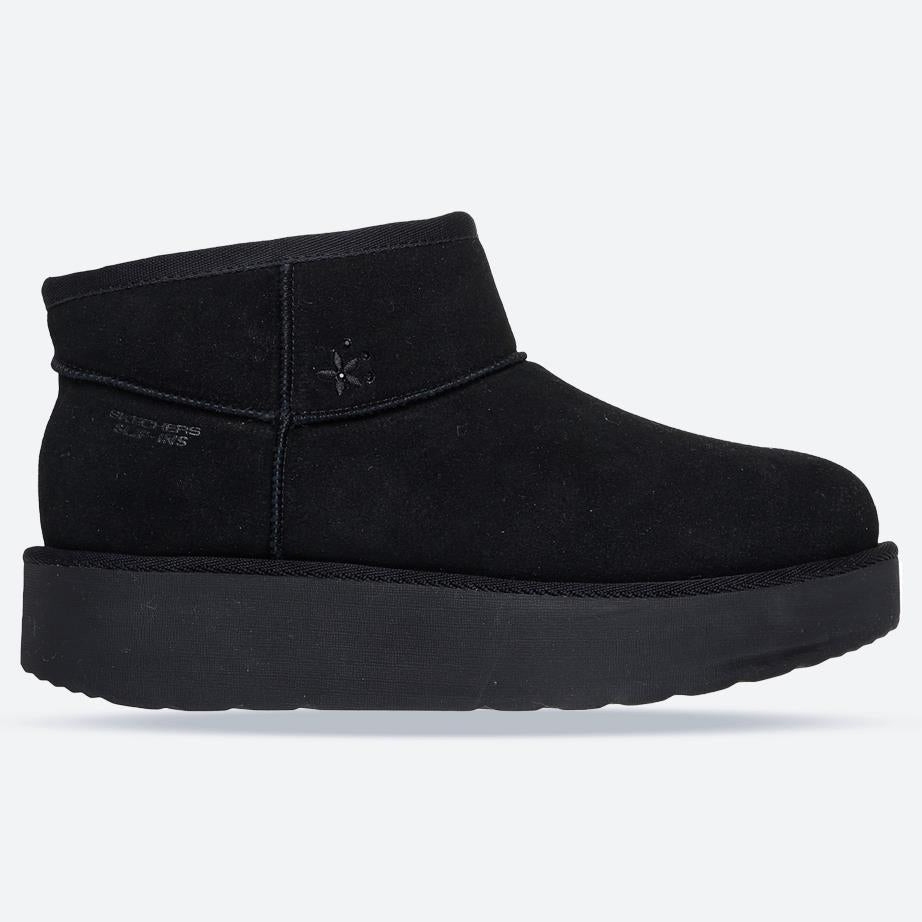 Women's Wide Fit Skechers 169143 Slip-ins Keep Cozy Boots