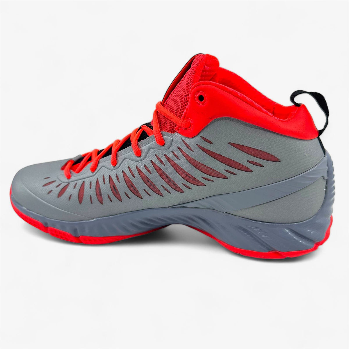 Jordan Super.Fly Stealth White Bright Crimson Mens Athletic Sneaker