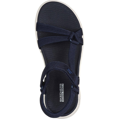 Women's Wide Fit Skechers 141451 Go Walk Flex Sublime Sandals