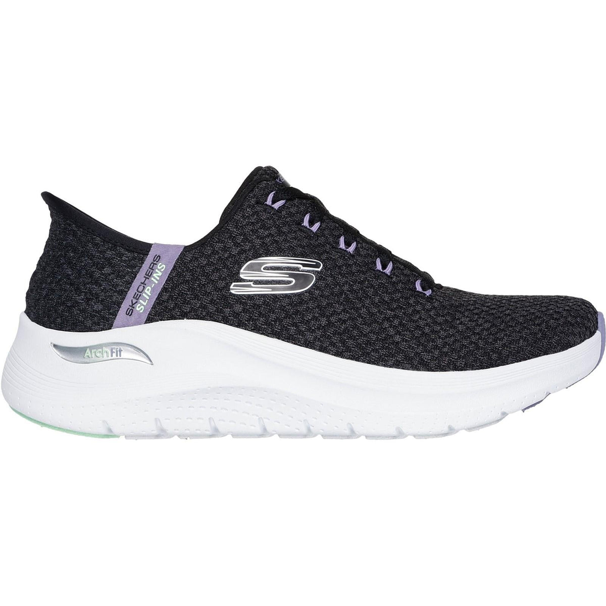 Women's Wide Fit Skechers 150322 Slip-ins Arch Fit 2.0 Trainers