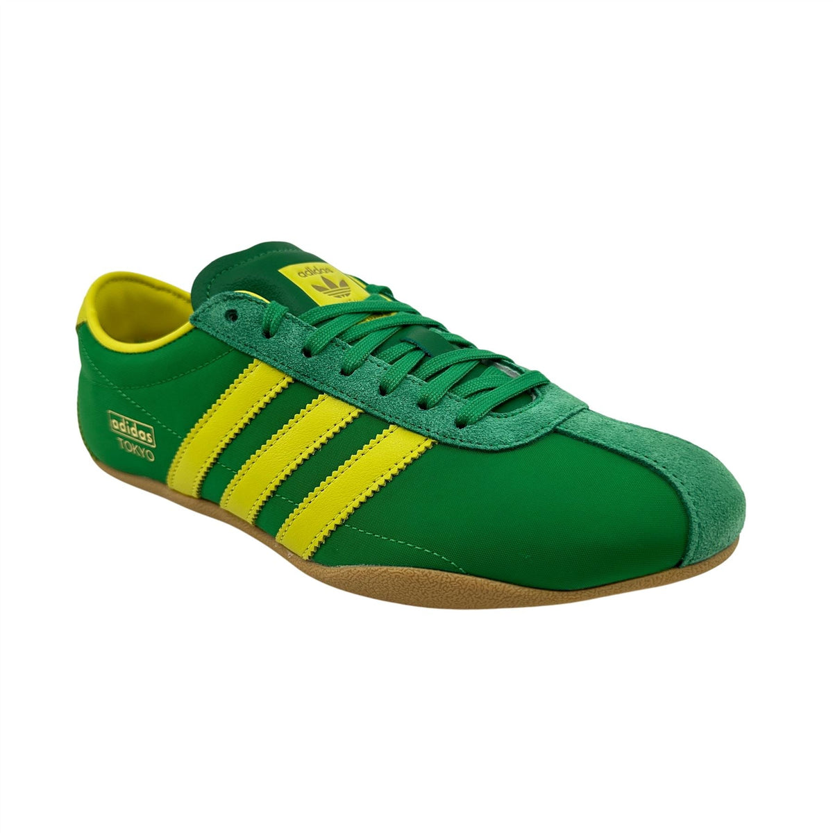 Adidas Tokyo Green Pure Sulfur Gold Womens Athletic Sneaker