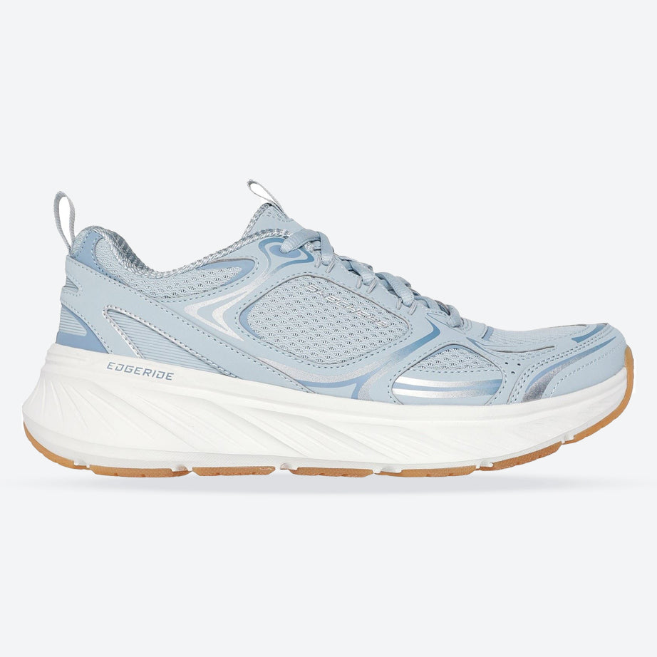 Women's Relaxed Fit Skechers 150475 Edgeride Silver Eclipse Trainers