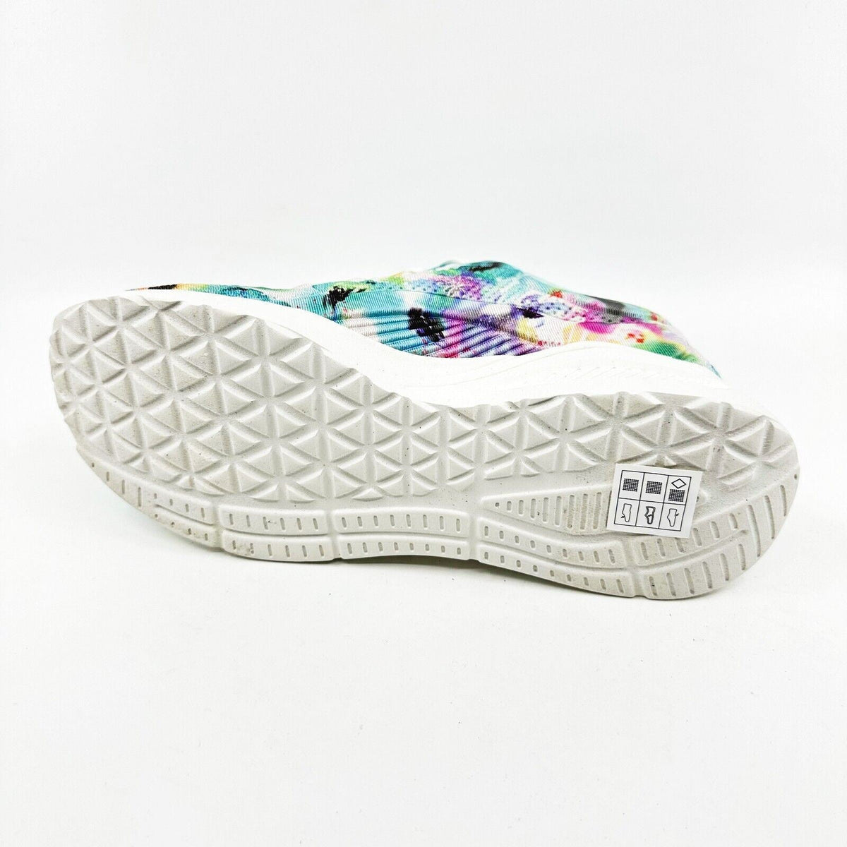 Skechers Bobs Bund Heavy Petal White Multi Womens Size 5.5 Athletic Sneakers