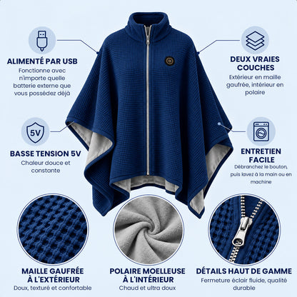 Cape chauffante pour les épaules