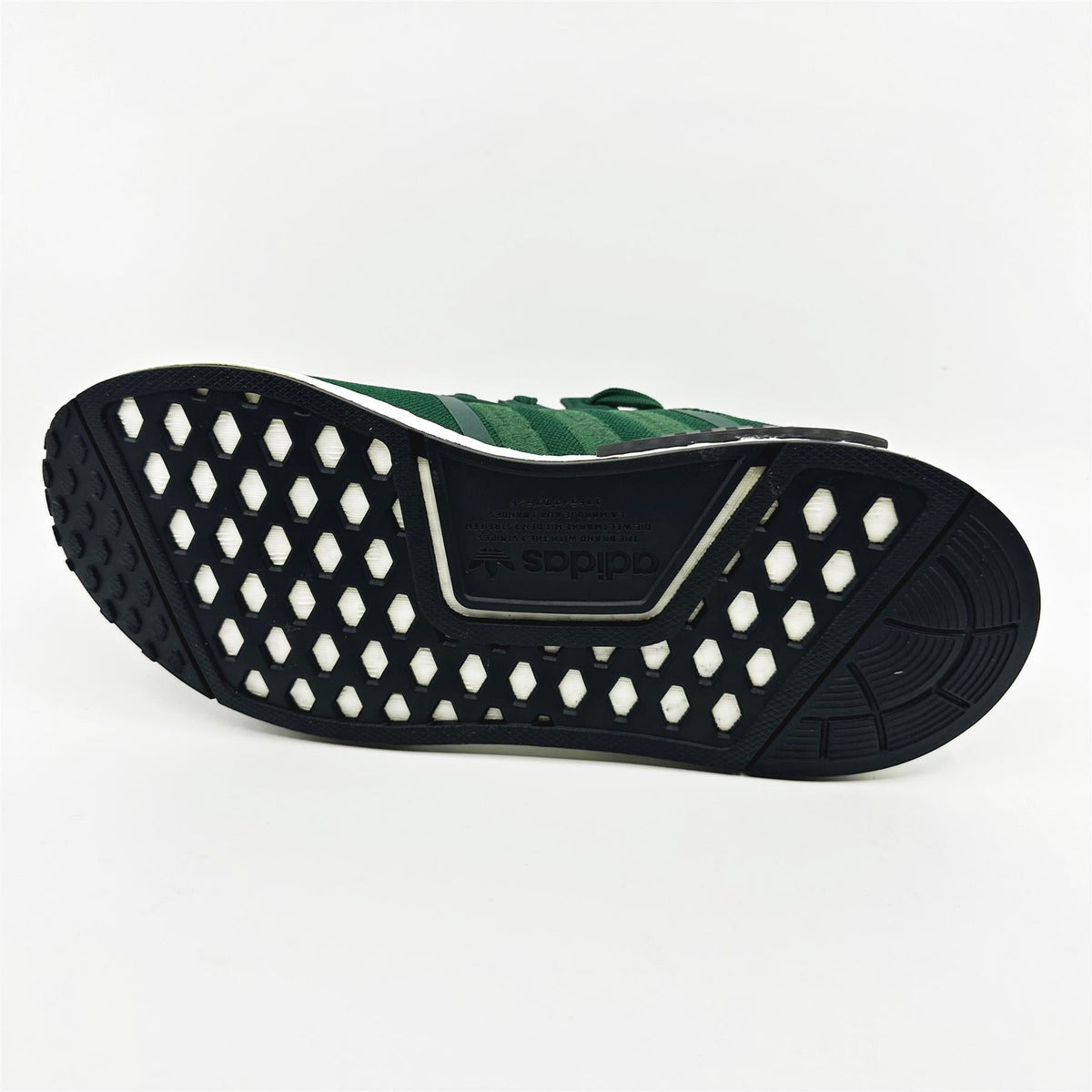adidas NMD R1 Green White Black Women Athletic Sneaker HQ4280