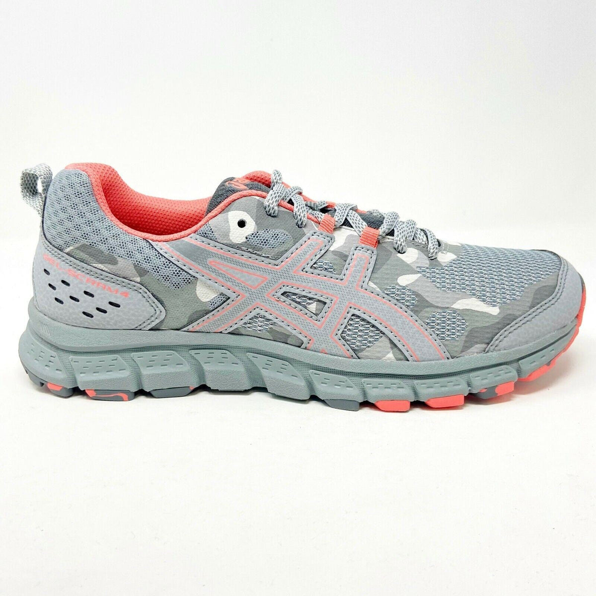 Asics Gel-Scream 4 Stone Gray Pink Womens Running Shoes 1012A039 021
