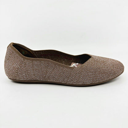 Skechers Cleo 2.0 Ballet Flats Mocha Womens Size 7 Casual Shoes