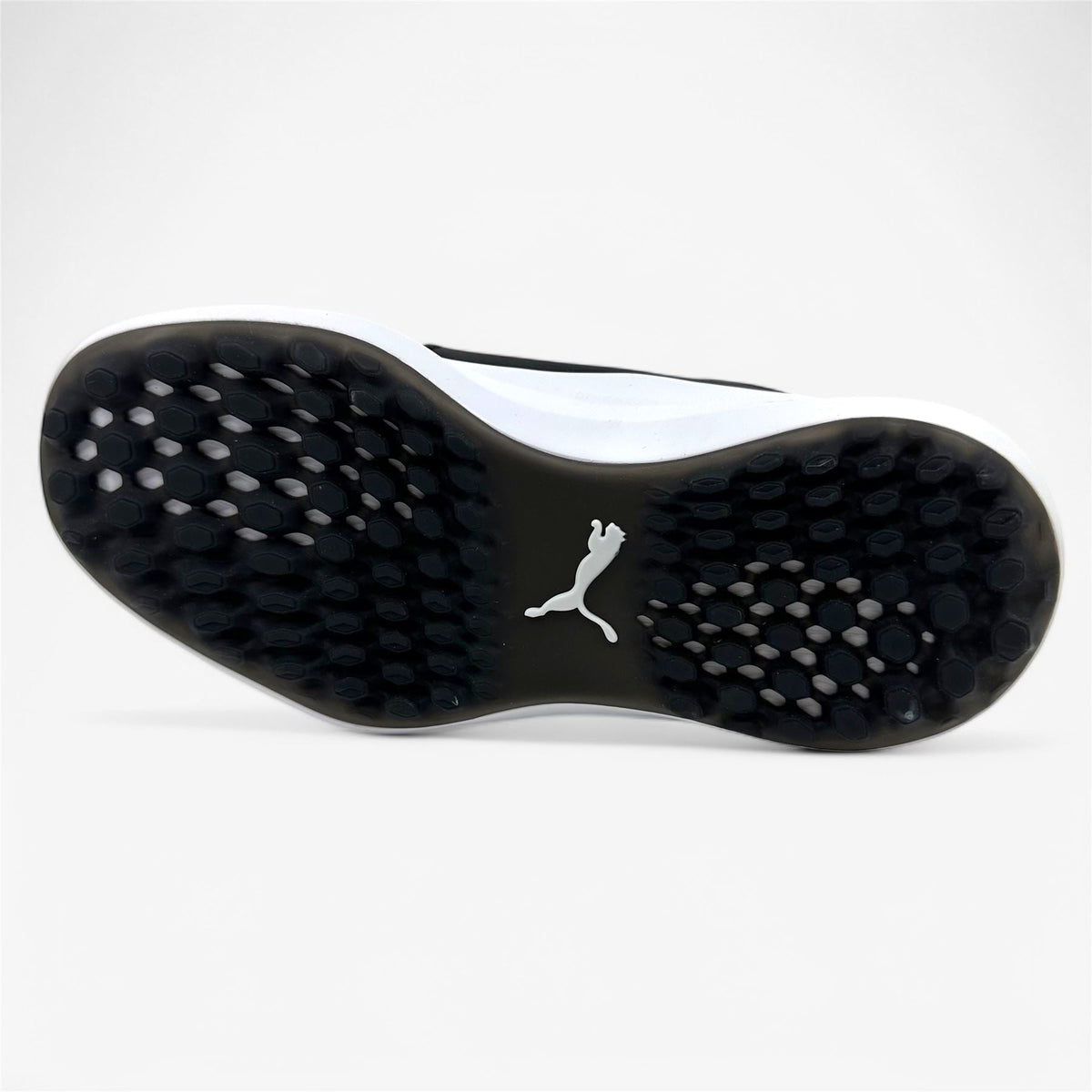 PUMA Ignite Fasten8 Black White Womens Waterproof Golf Shoes