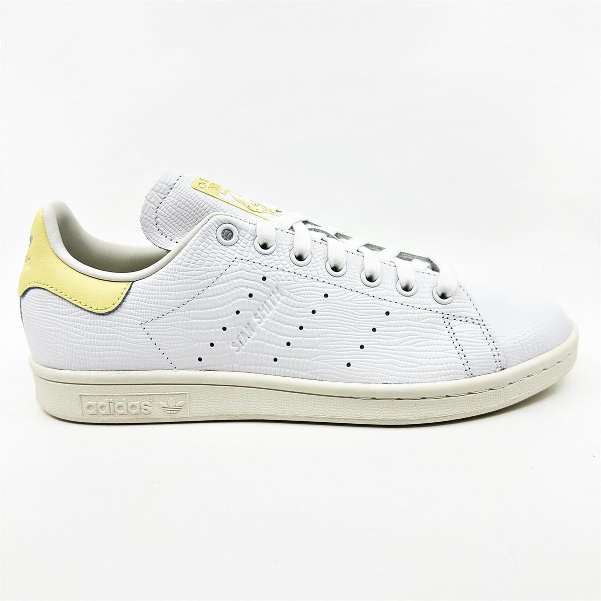 Adidas Stan Smith Cloud White Almost Yellow Womens Size 9.5 Athletic Sneakers