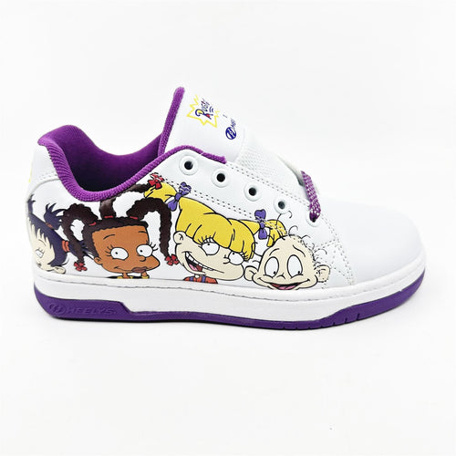 Heelys Split Rugrats White Purple Yellow Kids Athletic Sneaker
