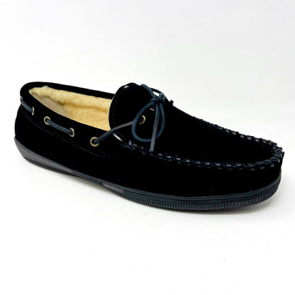 Tamarac by Slippers International Arizona Black Mens Comfort Slip On Shoe