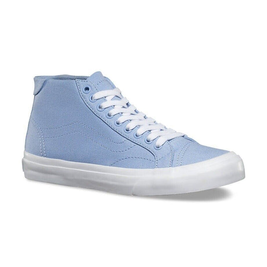 VANS Court Mid (Canvas) Serenity Baby Blue White Womens Size 9.5 Sneakers