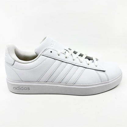 Adidas Grand Court 2.0 Cloud White Ecru Tint Mens Athletic Sneakers