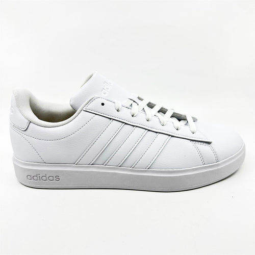 Adidas Grand Court 2.0 Cloud White Ecru Tint Mens Athletic Sneakers