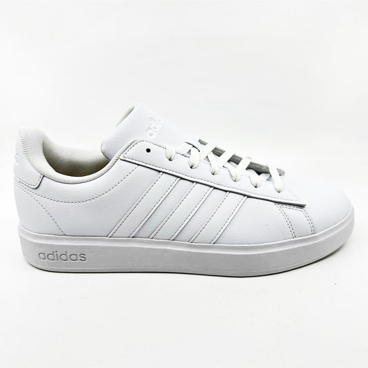 Adidas Grand Court 2.0 Cloud White Ecru Tint Mens Athletic Sneakers