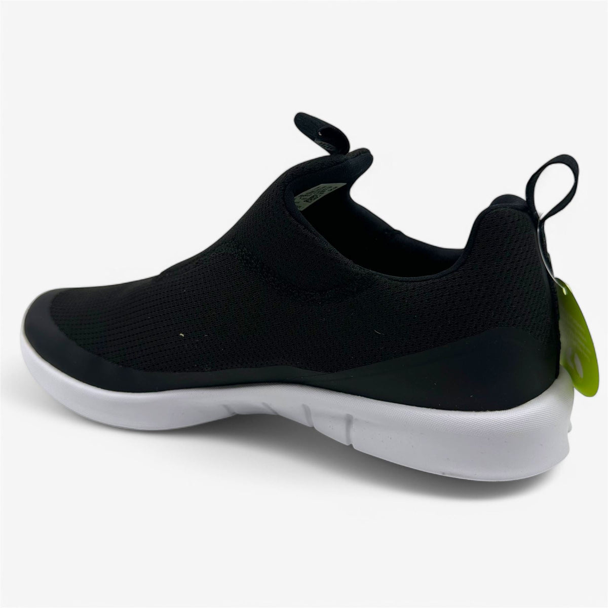 PUMA Laguna Fusion Slip On Black Silver Womens Spikeless Golf Shoes