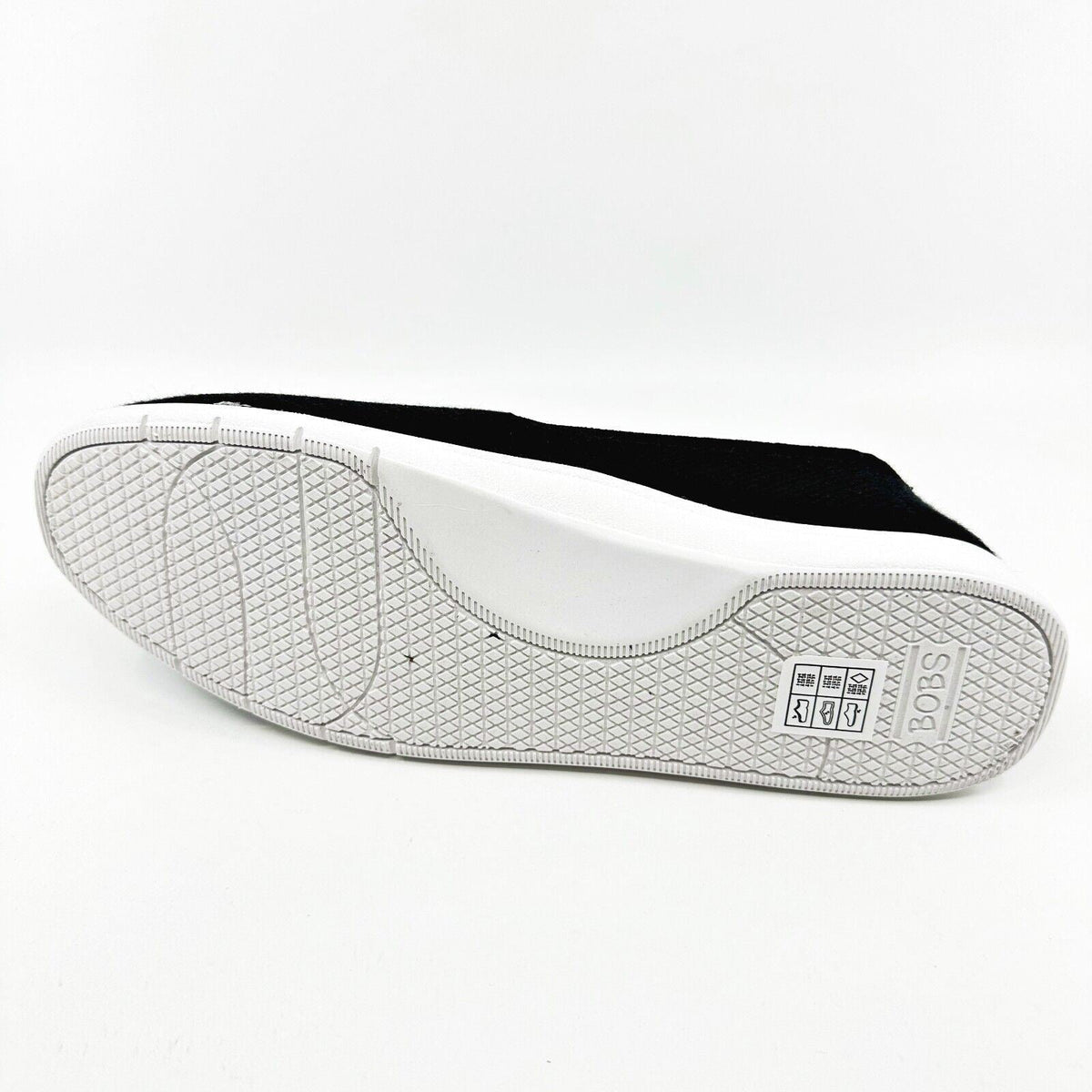 Skechers Arch Fit Plush Breeze Babe Black Womens Slip On Shoes