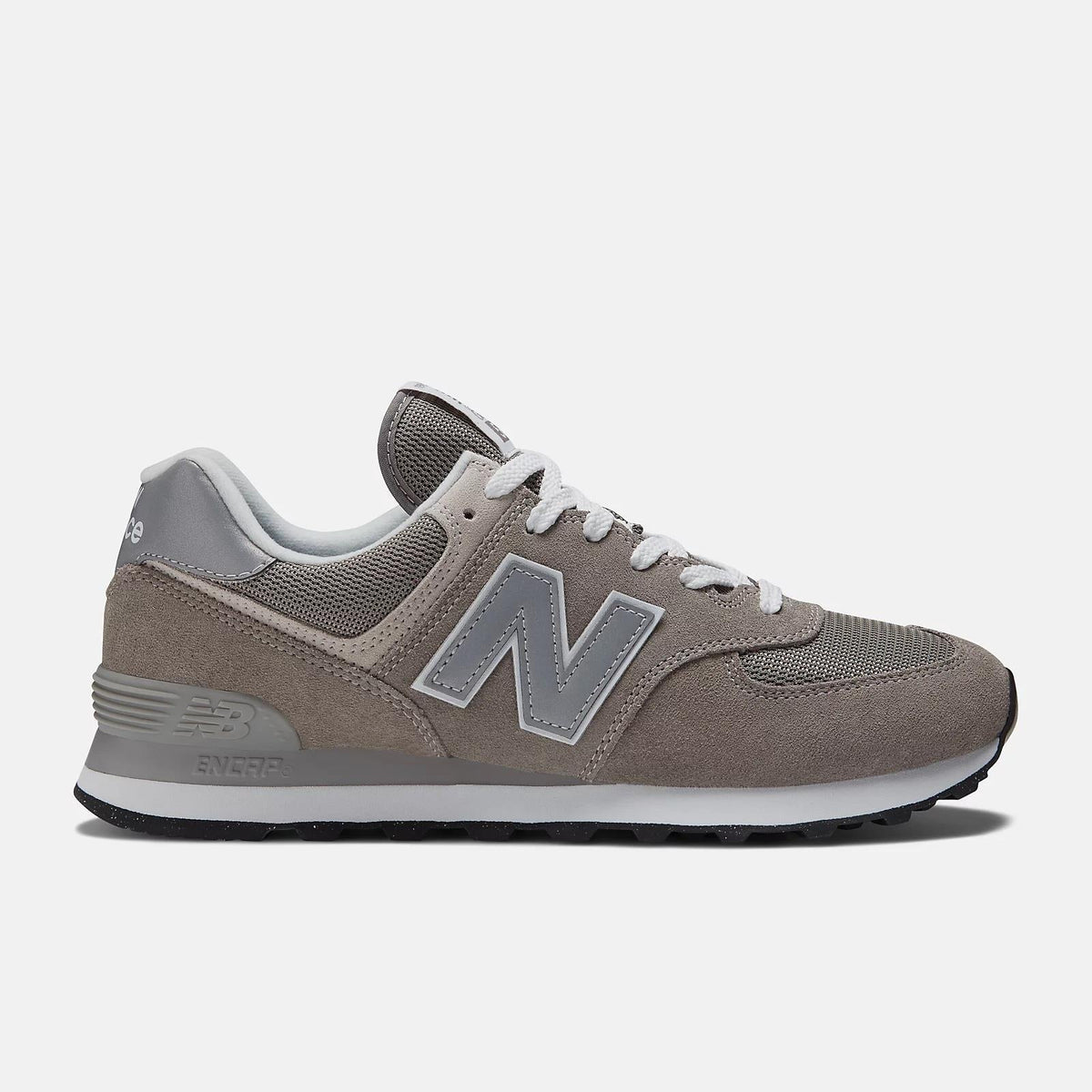 Women's Wide Fit New Balance ML574EVG Walking/Running Trainers - Exclusive - Grey ENCAP