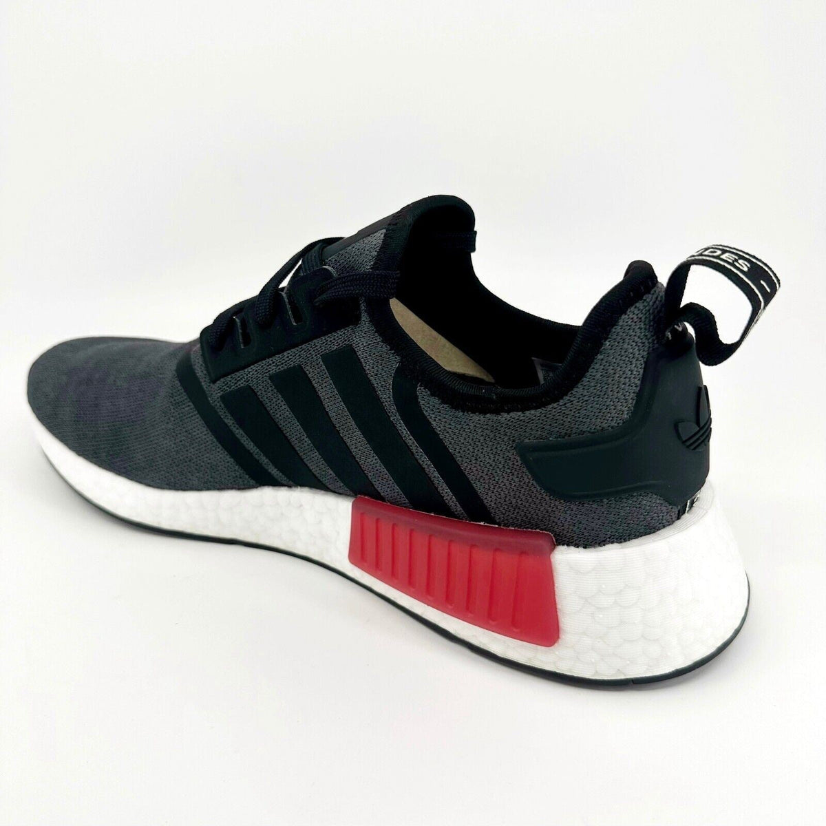 Adidas Originals NMD R1 Core Black Blue Red Mens Running Sneakers HQ4452