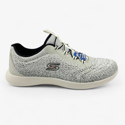 Skechers Vapor Foam Lite Revolve Natural Black Womens Athletic Sneaker
