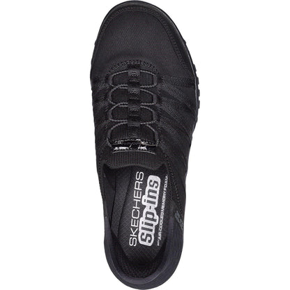 Women's Wide Fit Skechers 100593 Breathe Easy Roll Shoes
