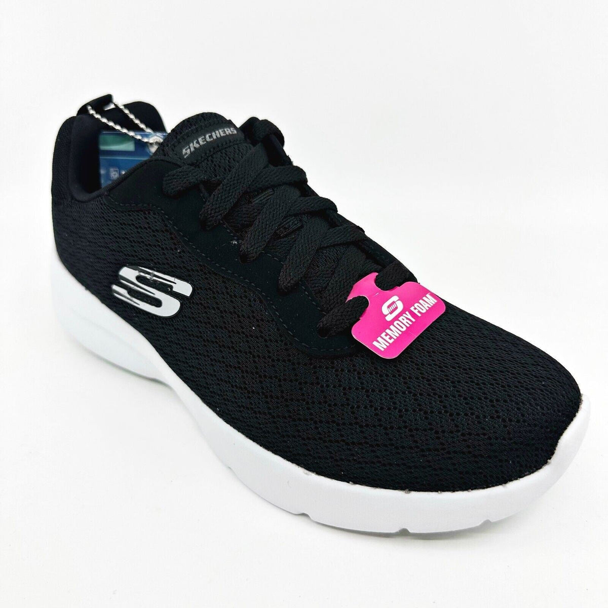 Skechers Dynamight 2.0 Eye to Eye Back White Womens Size 6 Comfort Shoes