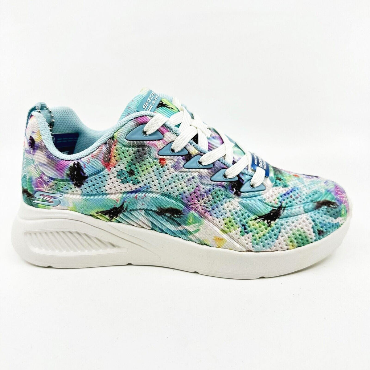 Skechers Bobs Bund Heavy Petal White Multi Womens Size 5.5 Athletic Sneakers