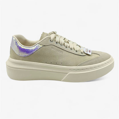 Skechers Cordova Classic Mirrored Brights Off White Womens Athletic Sneaker