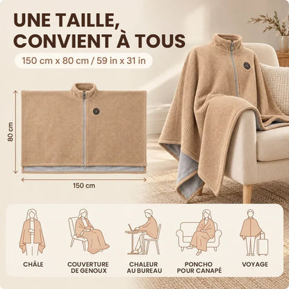 Cape chauffante pour les épaules