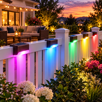 🔥 Special Sale – Solar Deck & Fence Lights | Waterproof Outdoor LED Lights for Steps, Patios & Gardens