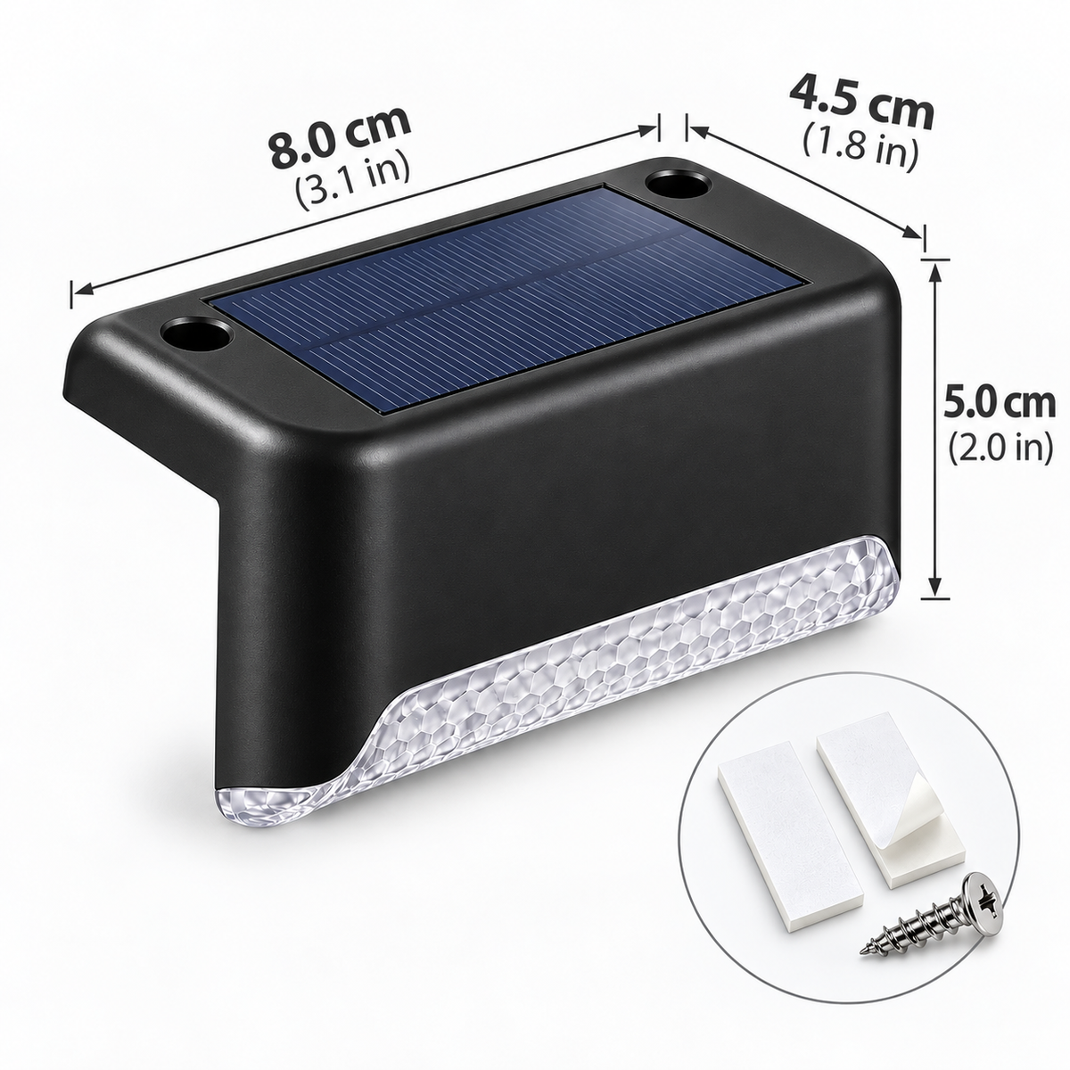 🔥 Special Sale – Solar Deck & Fence Lights | Waterproof Outdoor LED Lights for Steps, Patios & Gardens