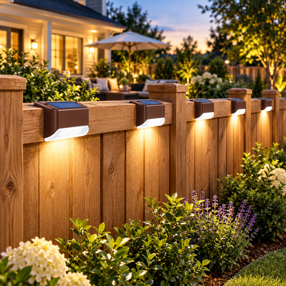 🔥 Special Sale – Solar Deck & Fence Lights | Waterproof Outdoor LED Lights for Steps, Patios & Gardens