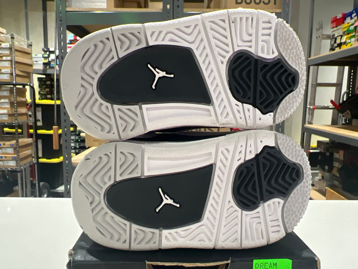 PRE OWNED Nike Air Jordan Retro 4 'Military Black (TD) Conditional