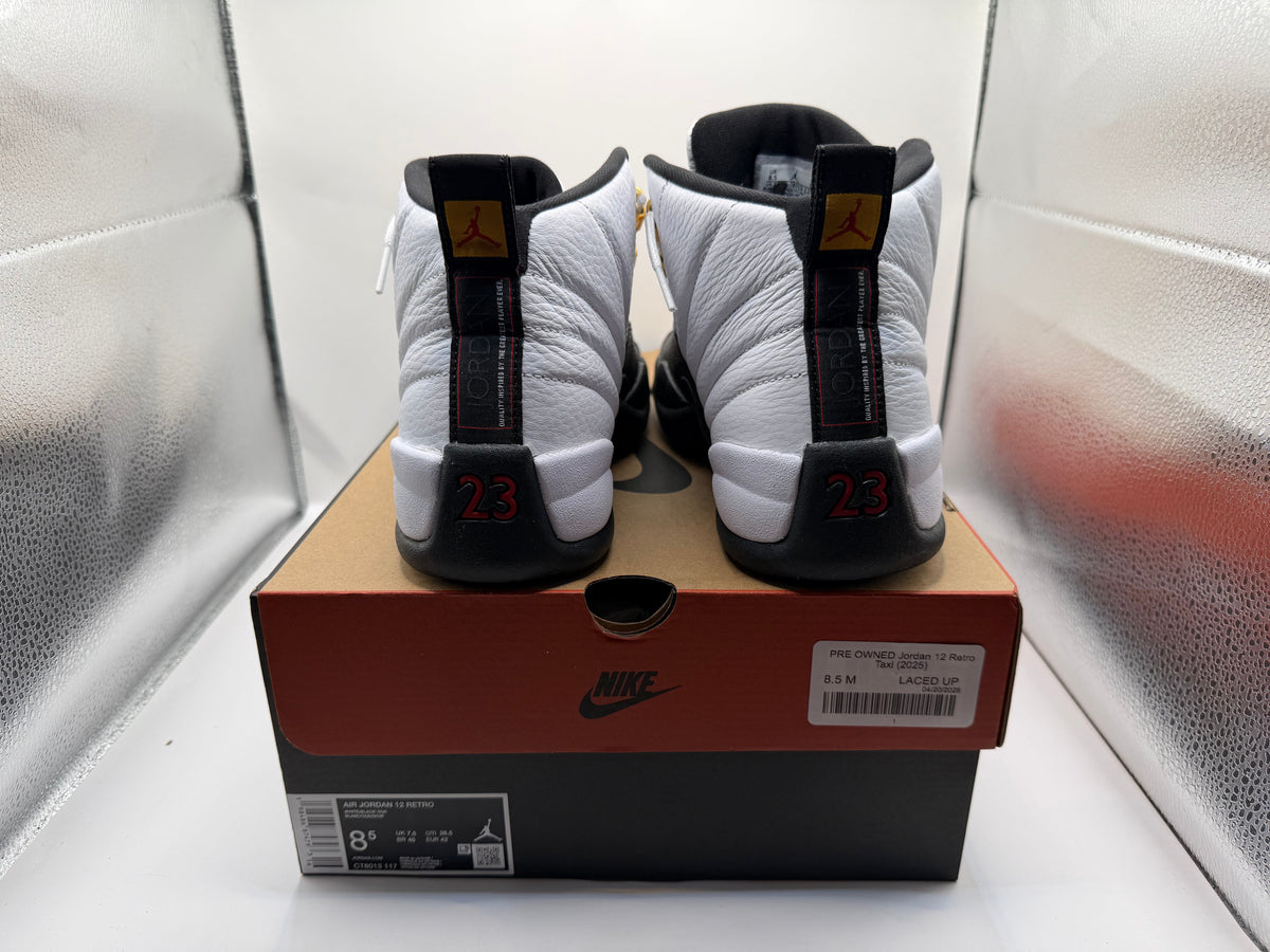 PRE OWNED Jordan 12 Retro Taxi (2025)