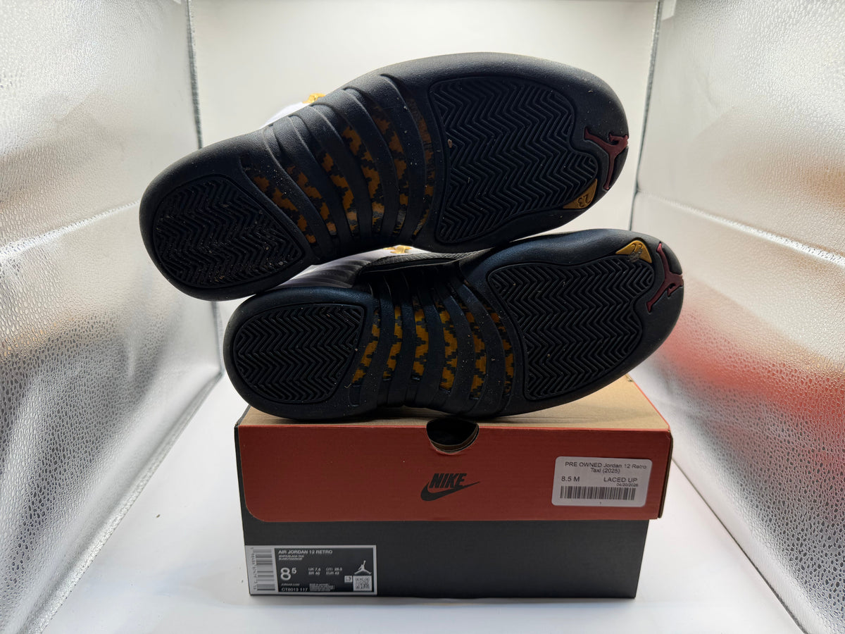 PRE OWNED Jordan 12 Retro Taxi (2025)