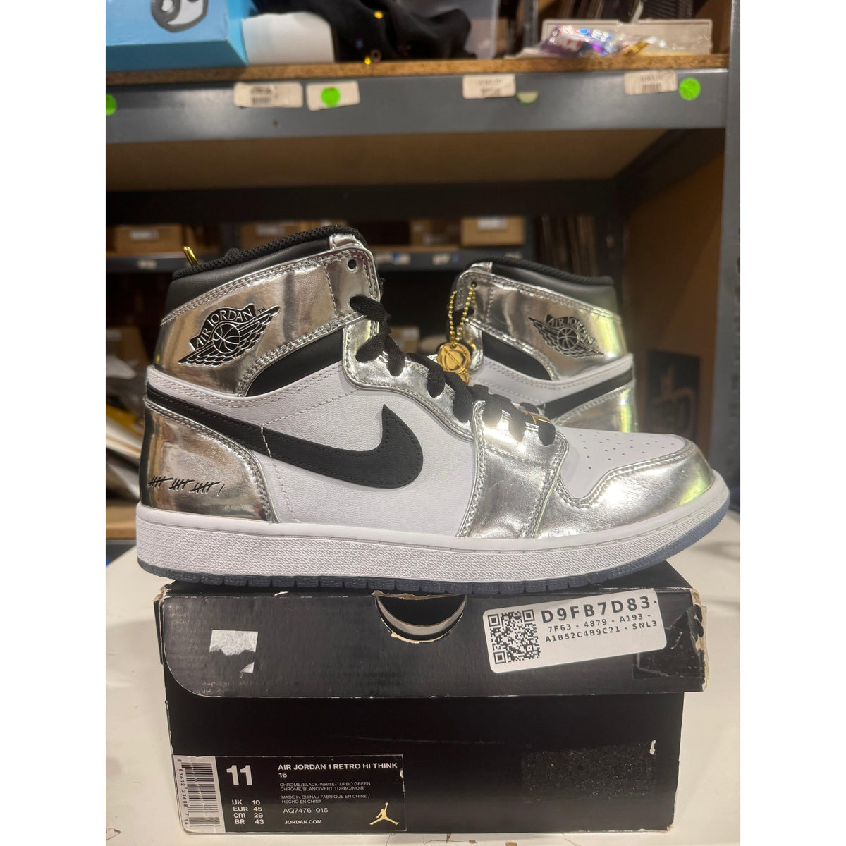 PRE OWNED Jordan 1 Retro High Think 16 Pass the Torch *Conditional*