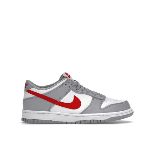 Nike Dunk Low "White Grey Red" (GS)