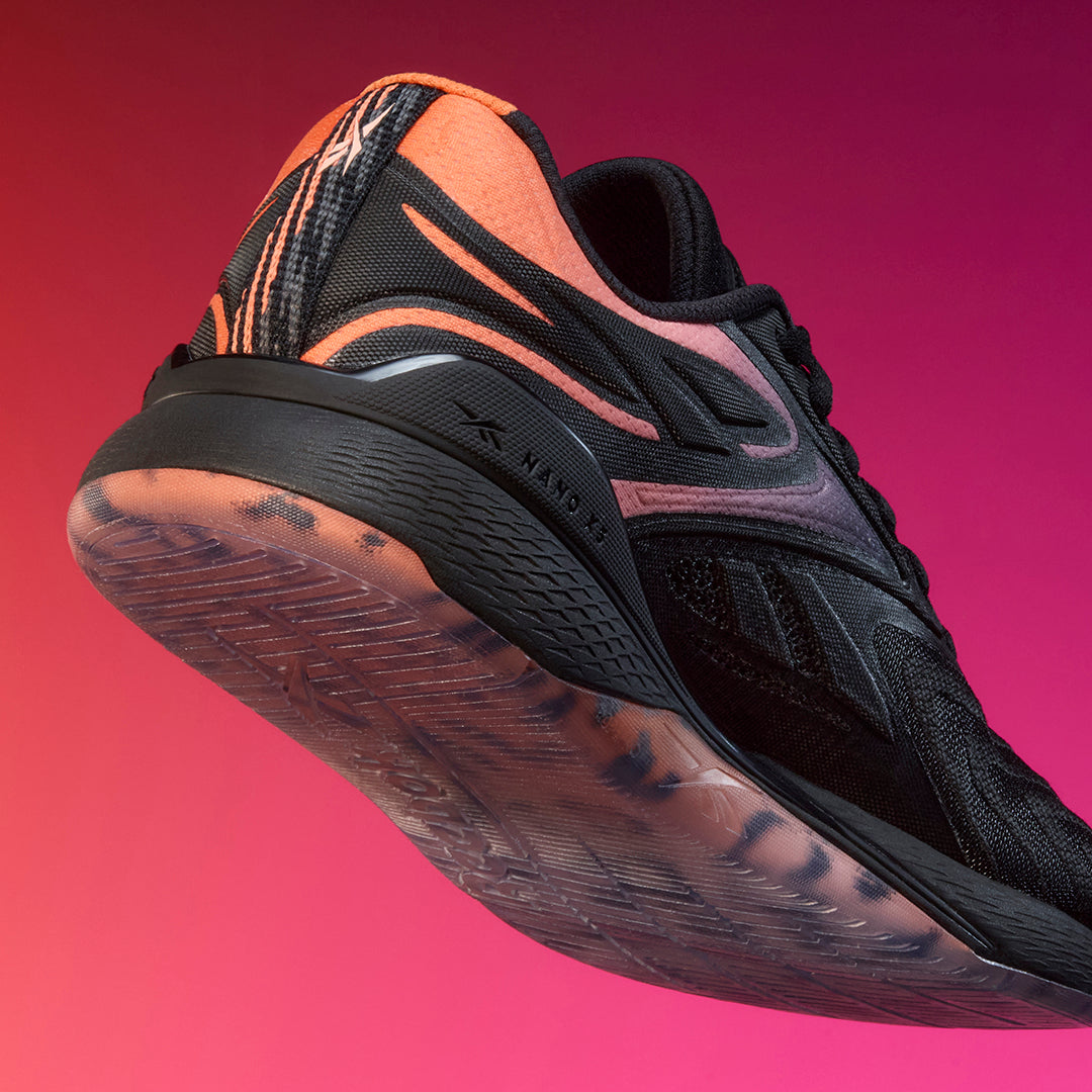 REEBOK - NANO X5 EDGE - WOMEN'S - BLACK/ARENA ORANGE/FUTURE PEACH