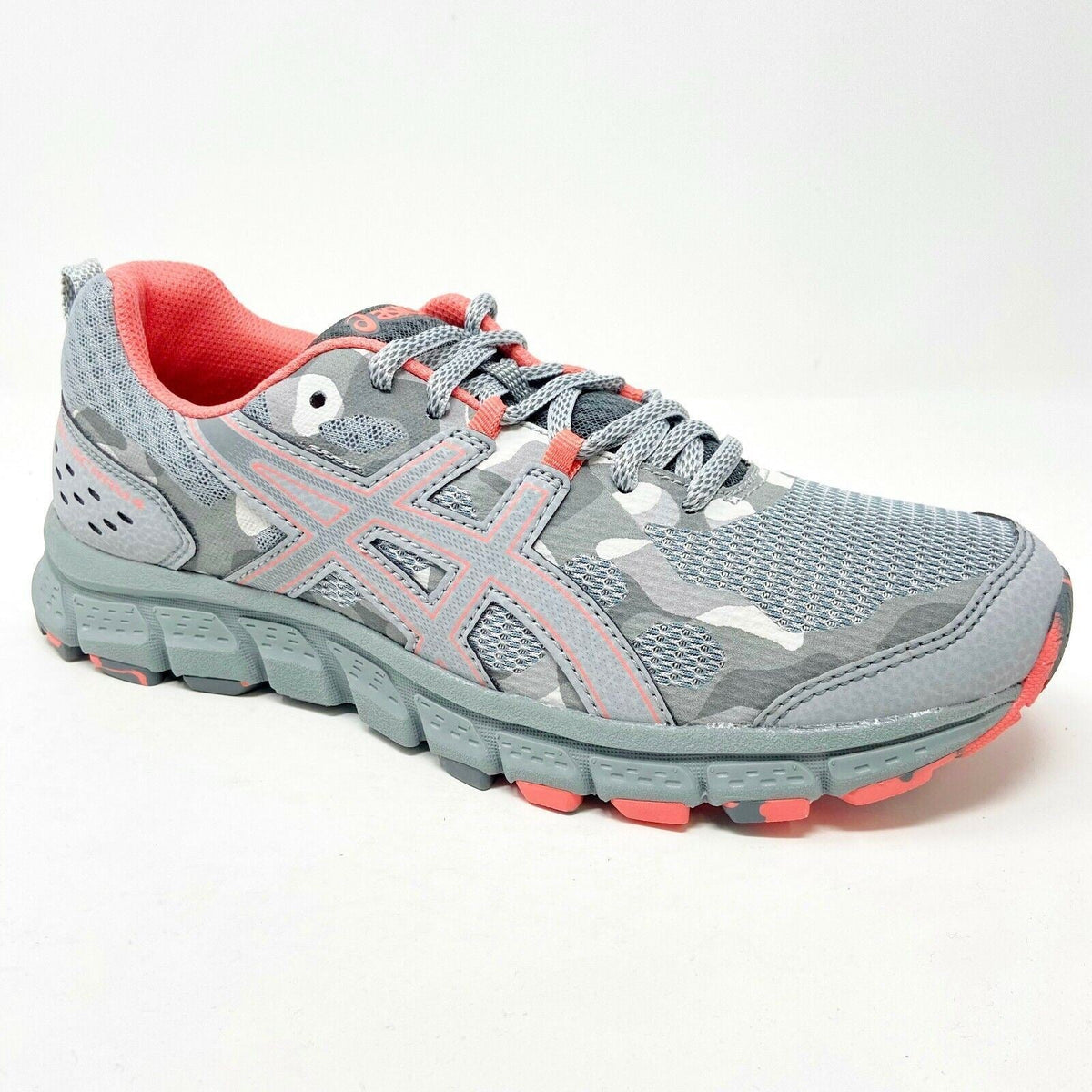 Asics Gel-Scream 4 Stone Gray Pink Womens Running Shoes 1012A039 021