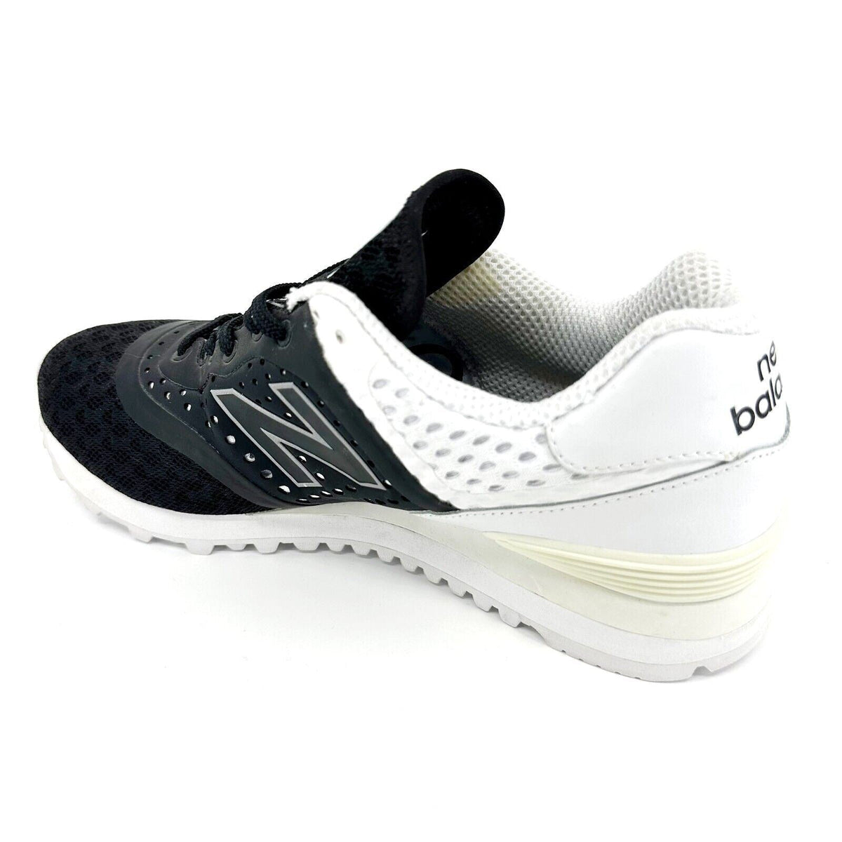 New Balance 574 Re-Engineered Black White Retro Mens Sneakers MTL574MB