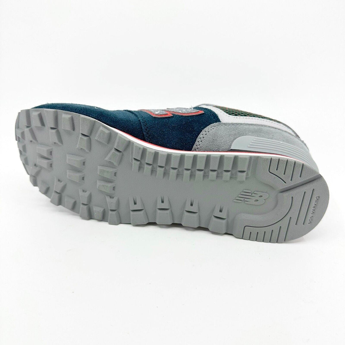 New Balance 574 Classics Navy Blue Grey Kids Running Sneakers KL57401P