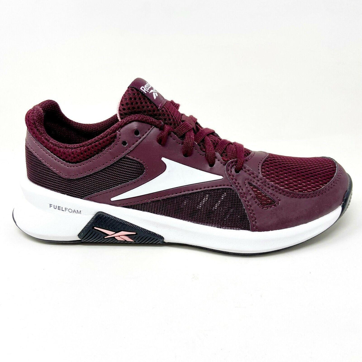 Reebok Advanced Trainette Maroon White Womens Size 7.5 Training Sneakers FV4698