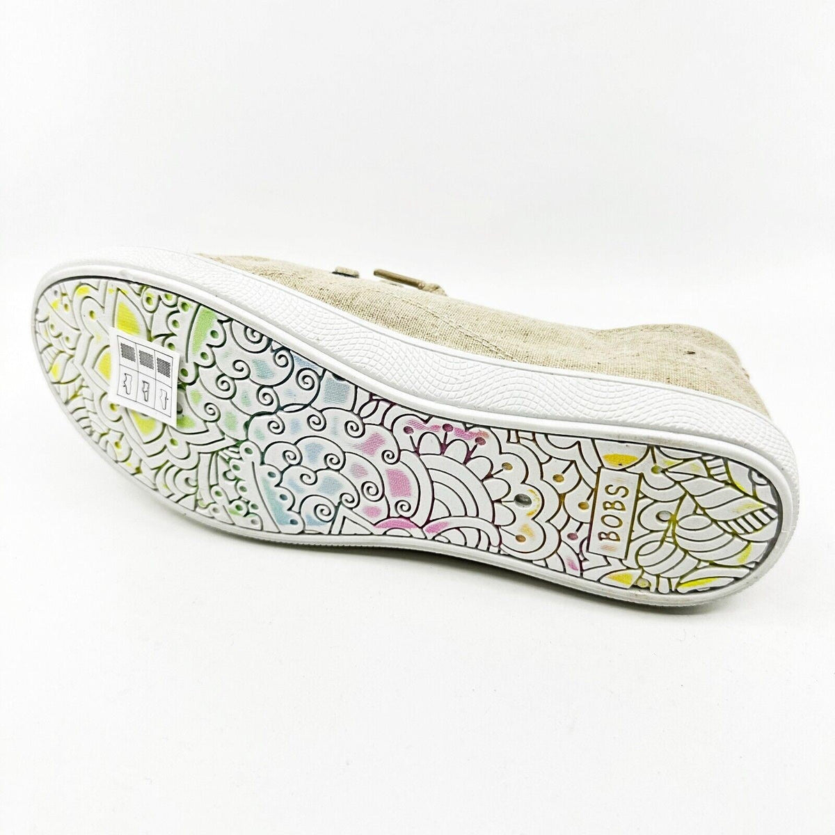 Skechers Bobs B Cute Splendid Dame Natural Womens Size 6 Casual Shoes