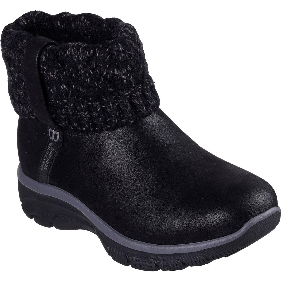 Women's Wide Fit Skechers 168033 Slip-ins Easy Going Cozy Weather 2 Boots
