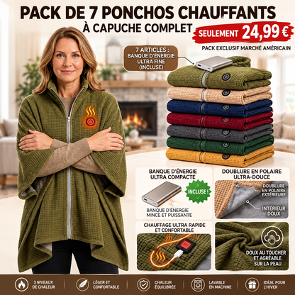 Cape chauffante pour les épaules