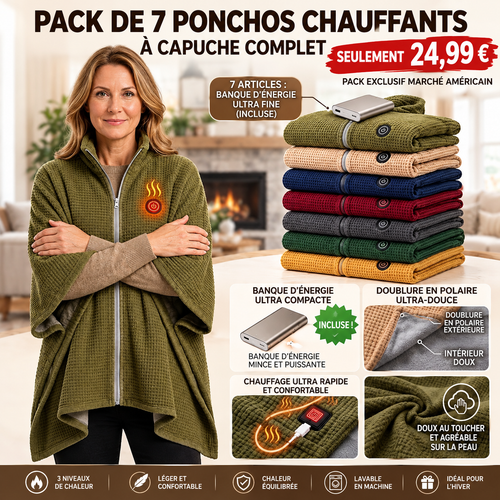 Cape chauffante pour les épaules