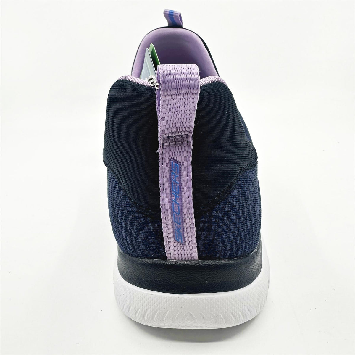 Skechers Summits Fresh Impression Navy Lavender Womens  Slip On Sneakers