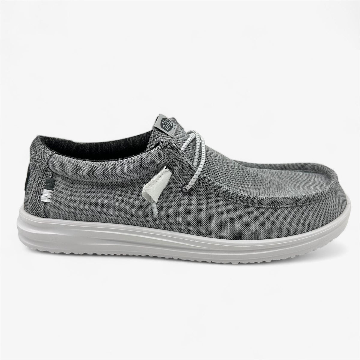 Hey Dude Wally H2O Mix Galaxy Gray Mens Casual Loafer
